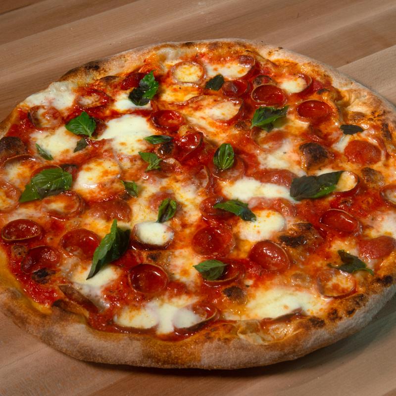 Mootz Pizzeria + Bar signature dishes The Mootz PizzaPepperoni PizzaGarlic Knots